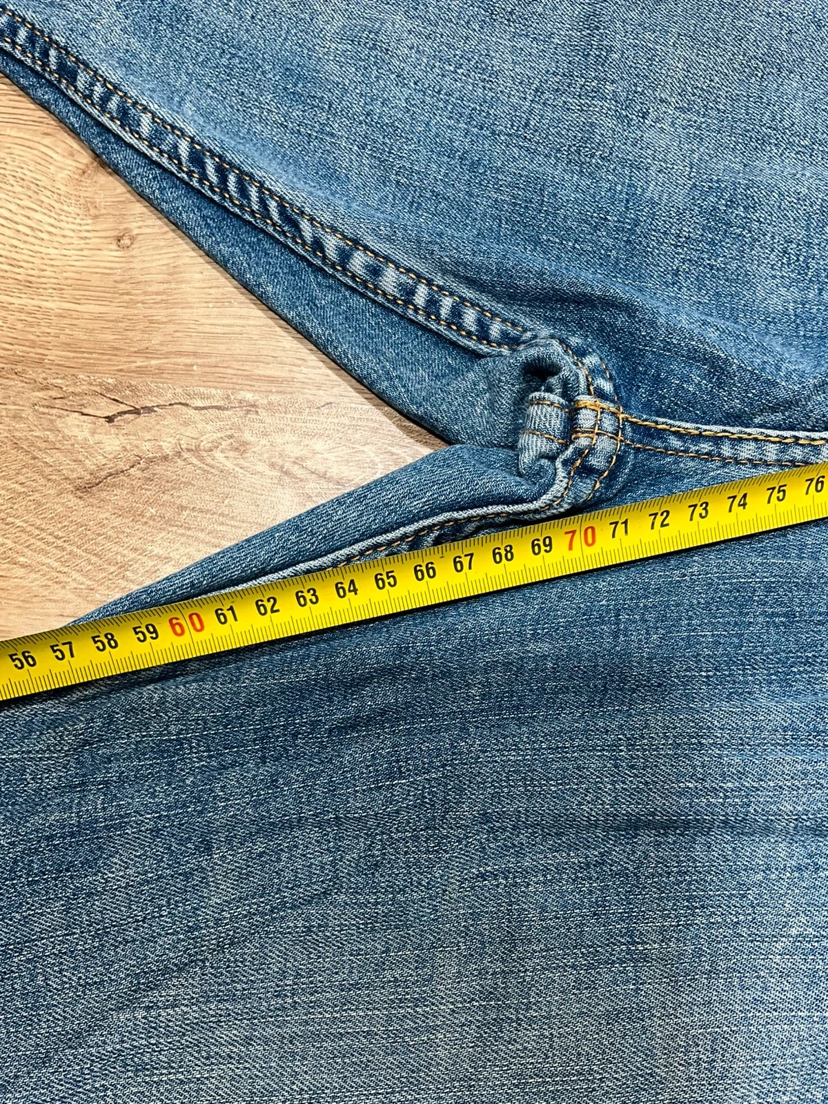 Jean Levi’s Homme Straight W38 L30 Vintage 99% Coton Bleu  Lvh 224 – photo 14
